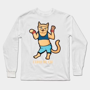 Cat shirt for cat lovers Long Sleeve T-Shirt